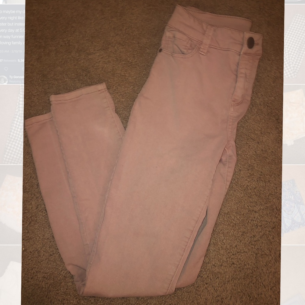 Light Pink Skinny jeans